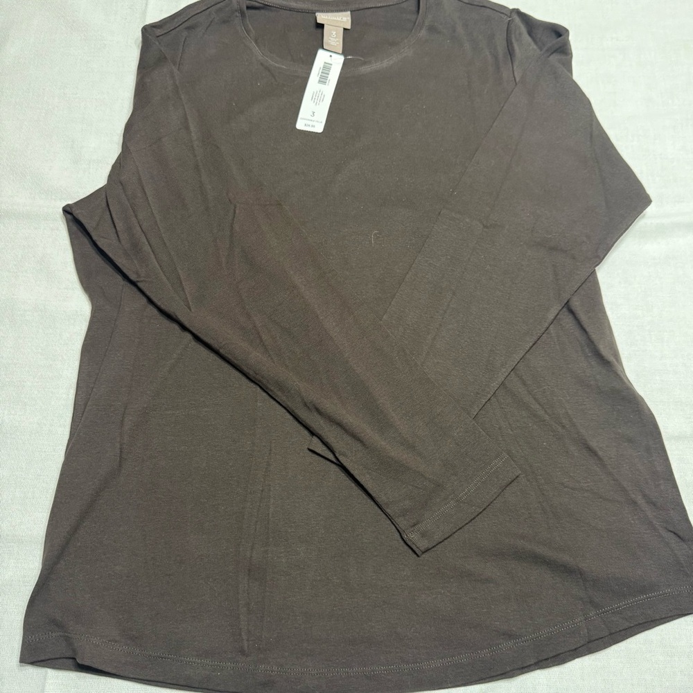 Chicos long sleeve knit top